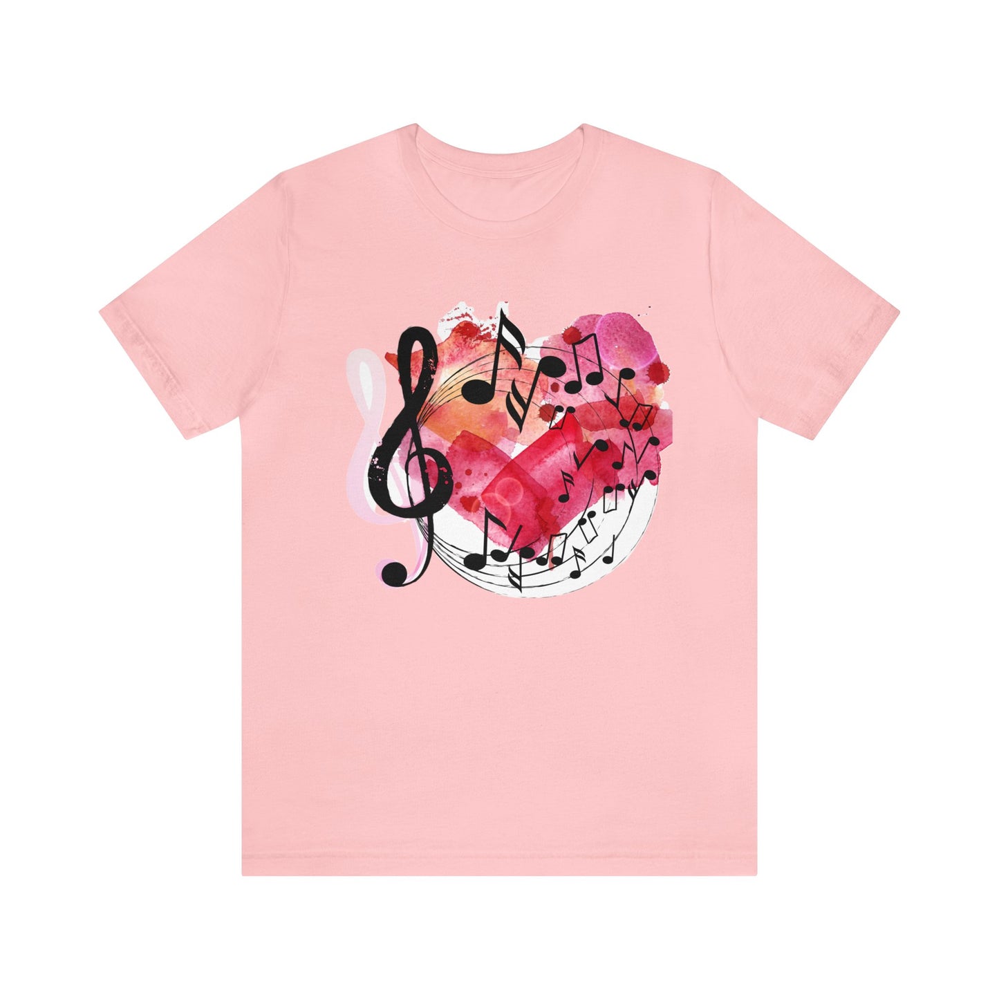 Music Notes Heart Tee